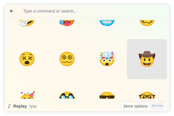 Sittly select emoji